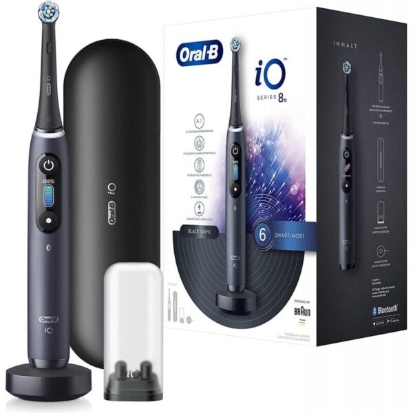 IO Series 8N Black Onyx JAS22 elektrische Zahnbürste Schwarz - Oral-b