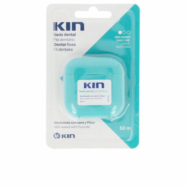 Kin Zahnseide floss with fluor mint 50ml, (Packung)