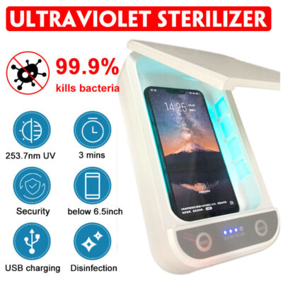 Multifunktionaler automatischer UV-Handy-Sterilisator, Schmuck, Zahnbürste, Uhr, saubere Desinfektion, Kabinett, saubere Sterilisation Fantablau