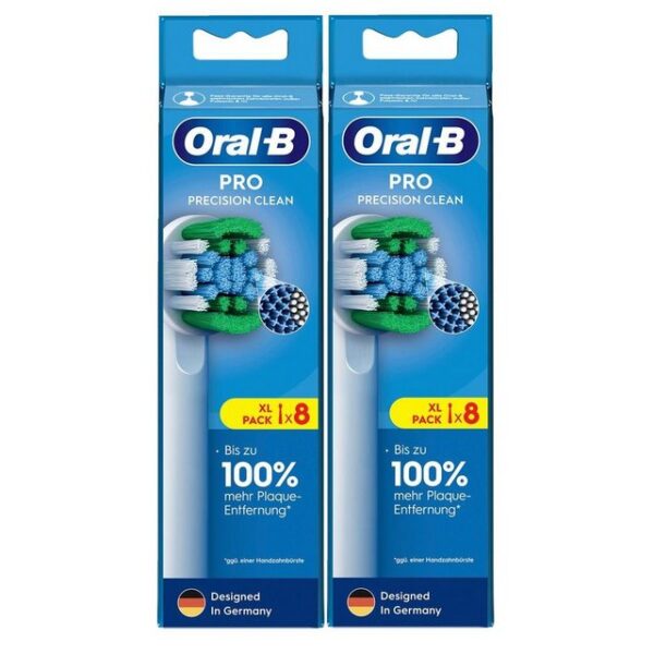 Oral-B Aufsteckbürsten Oral-B Pro Precision Clean Ersatz-Bürstenköpfe 8stk. - Zahnbürste (2er