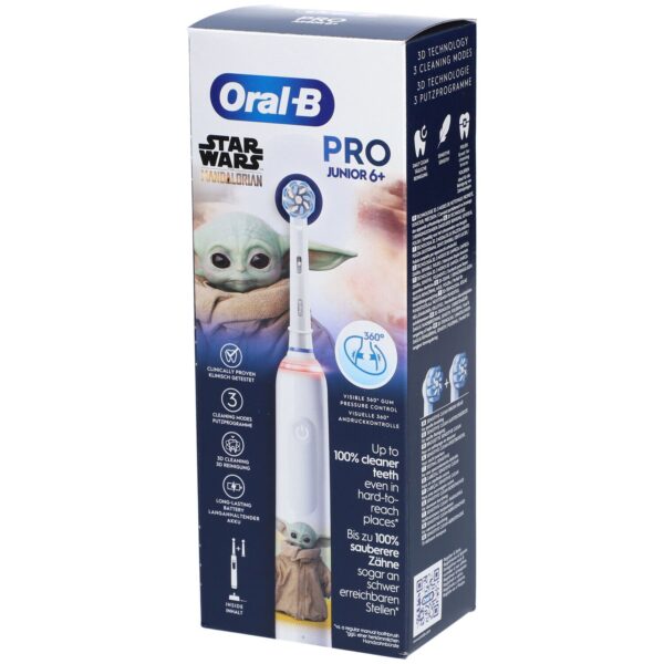 Oral-B - Elektrische Zahnbürste 'Pro - Junior' Grogu/Starwars