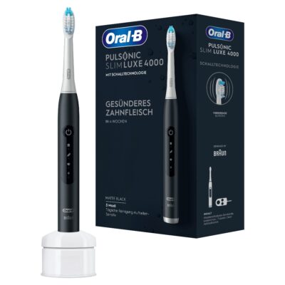 Oral-B - Elektrische Zahnbürste 'Pulsonic Slim Luxe' in Matt Black