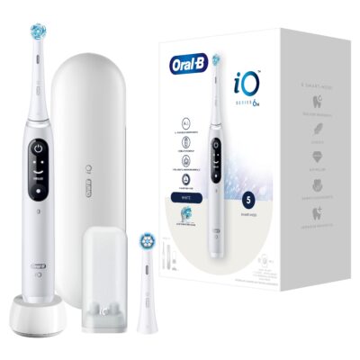 Oral-B - Elektrische Zahnbürste 'iO Series 6 + Reiseetui' in Weiß