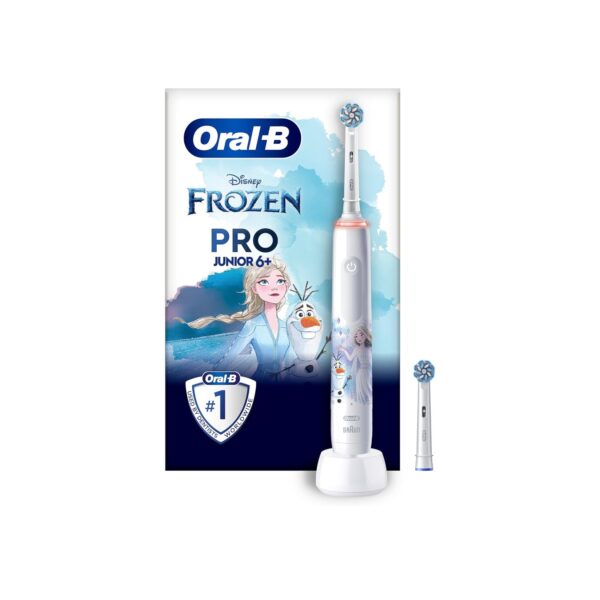 Oral-B Pro Junior Frozen elektrische Zahnbürste, für Kinder ab 6 Jahren