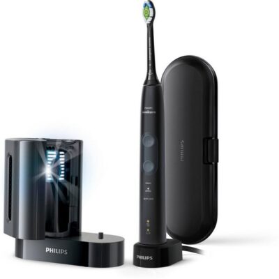 Philips Sonicare Elektrische Zahnbürste ProtectiveClean 5100 HX6850/57, Aufsteckbürsten: 1 St., Schallzahnbürste