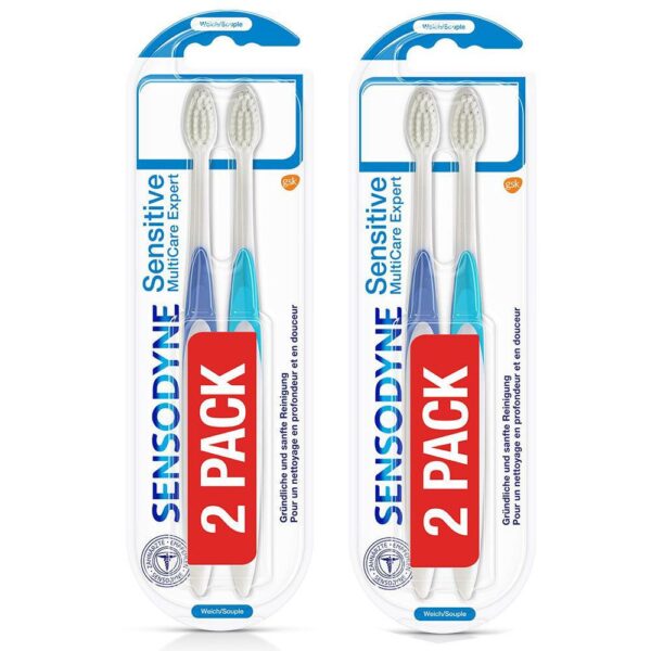 Sensodyne Sensitive MultiCare Expert Zahnbürste Doppelpack Weich